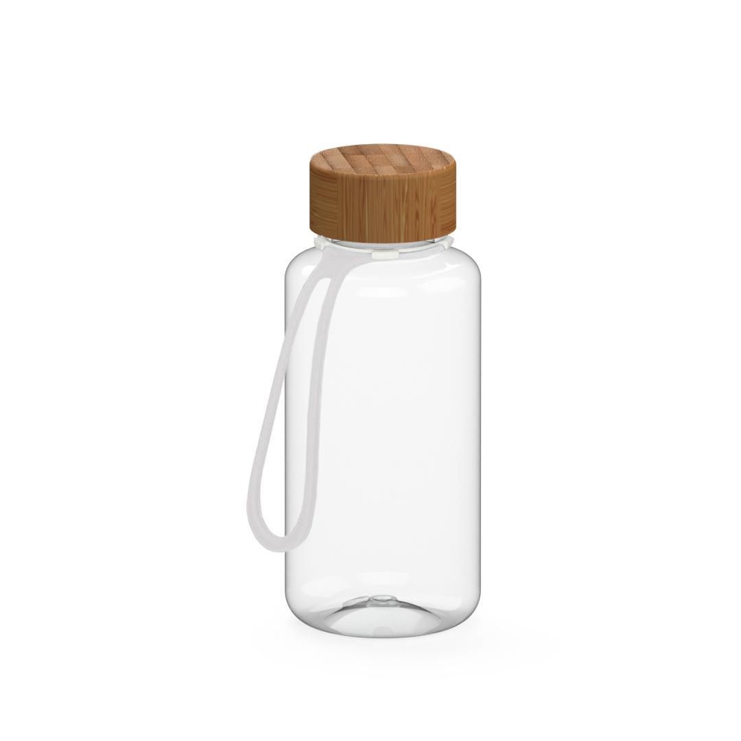 Trinkflasche ´Natural´ klar-transparent inkl. Strap 0